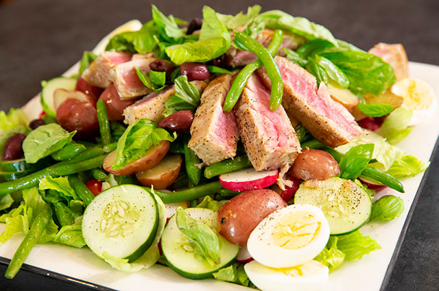 Ingles Nicoise Salad with Anchovy Vinaigrette