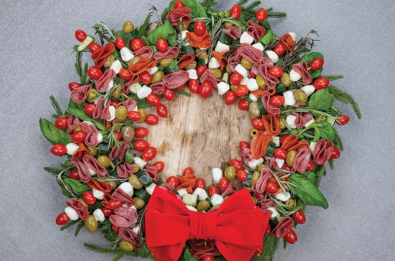 Holiday Charcuterie Wreath