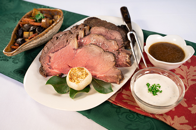 Espresso Rubbed Standing Rib Roast