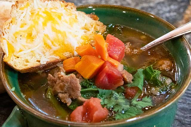 Abby J’s Italian Sausage & Kale Soup