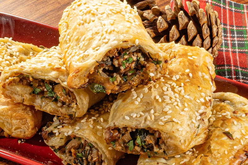 Mushroom “Sausage” Rolls