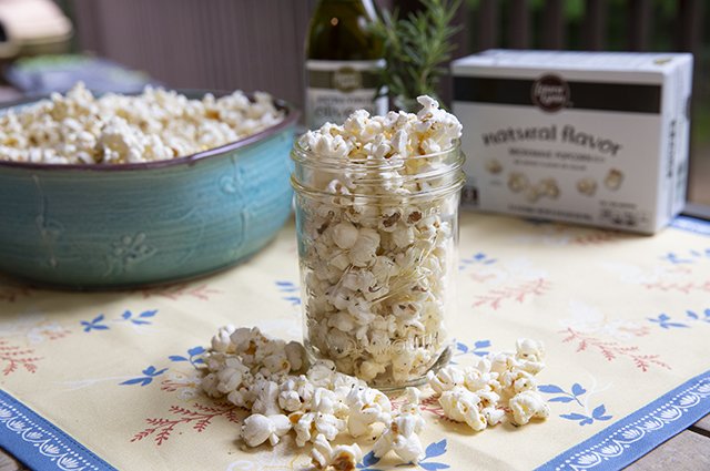 Rosemary Parmesan Popcorn