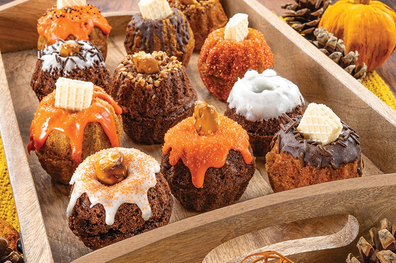 Mini Pumpkin Bundt Cakes