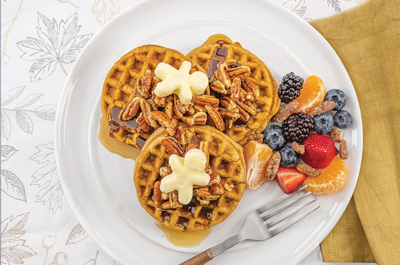 Gingerbread Waffles