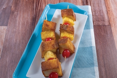 Pineapple Upside Down Cake on a Stick