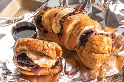Slow Cooker French Dip Sandwiches