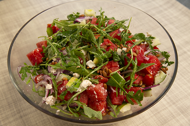 Greek-Style Watermelon Salad