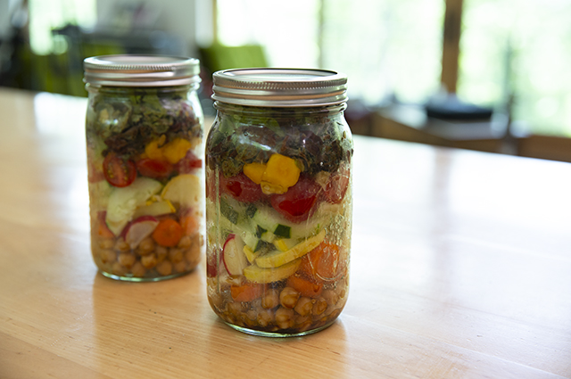 Spring Jalad (Jar Salad)