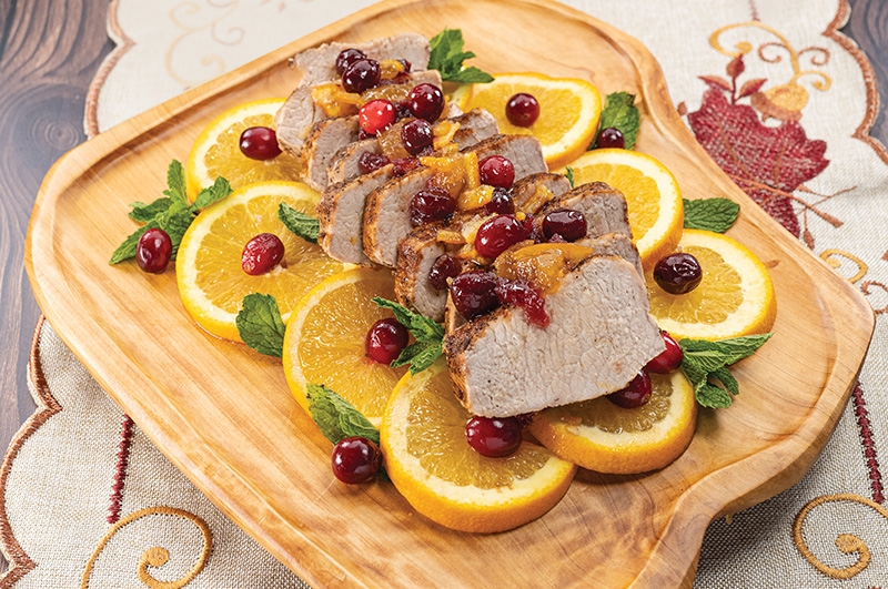 Orange-Cranberry Pork Loin