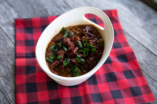 Candied Bacon Baked Beans