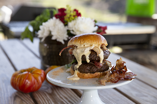 Bacon Bison Burgers