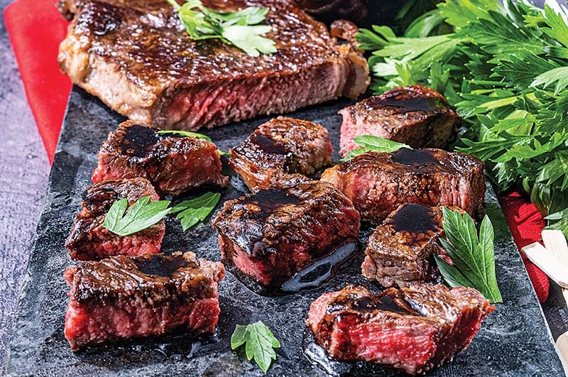 Steak Bites with Balsamic Glaze