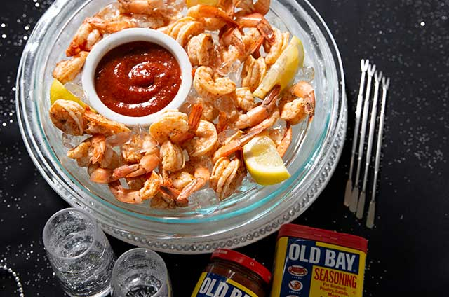 OLD BAY® Steamed Shrimp with Cocktail Sauce