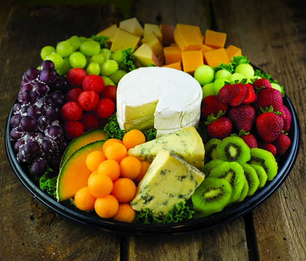 Elegant Cheese and Fruit Tray